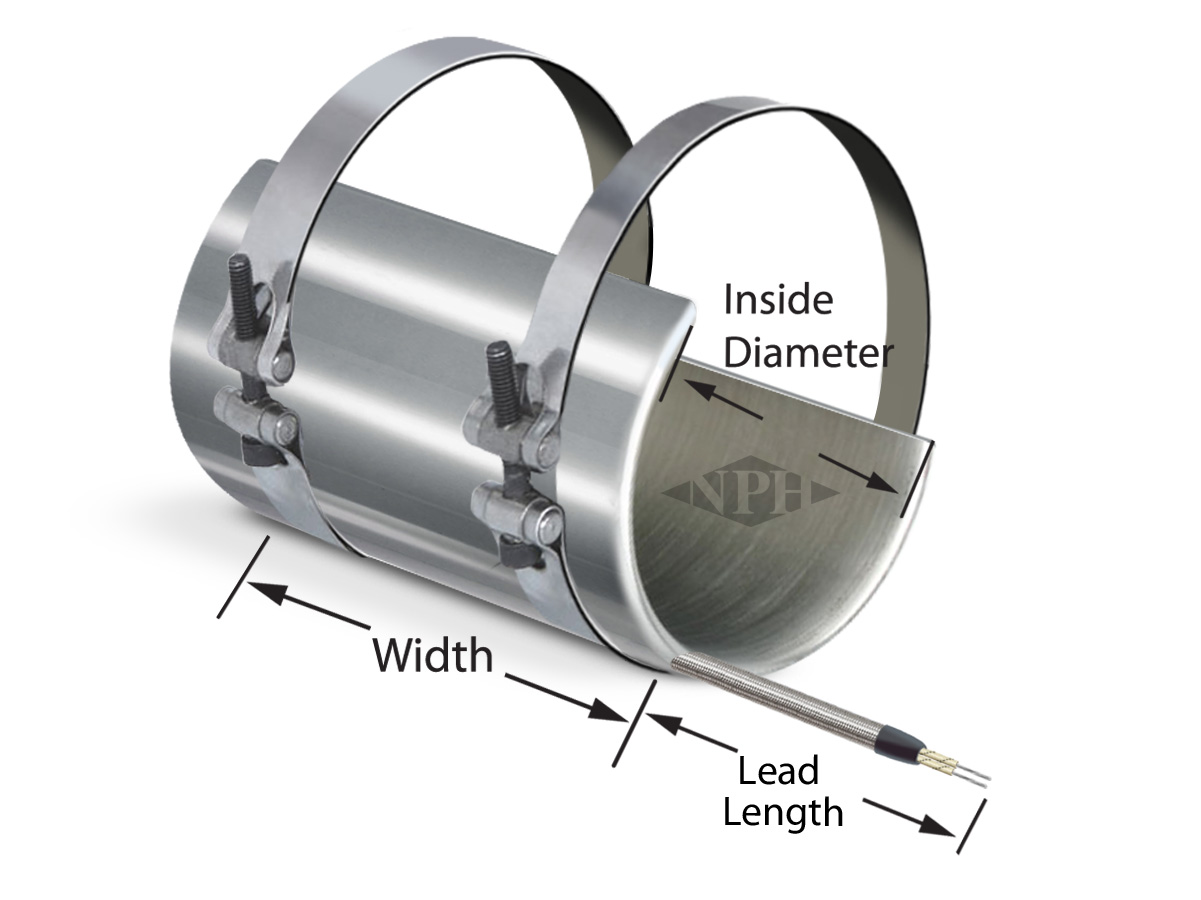 Partial Coverage mica band heaters metric